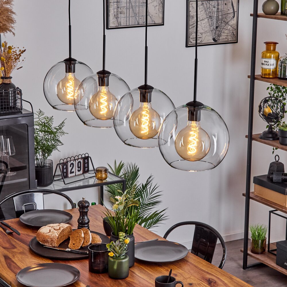 Koyoto Hängeleuchte Glas 25 cm Klar, 4-flammig main product photo