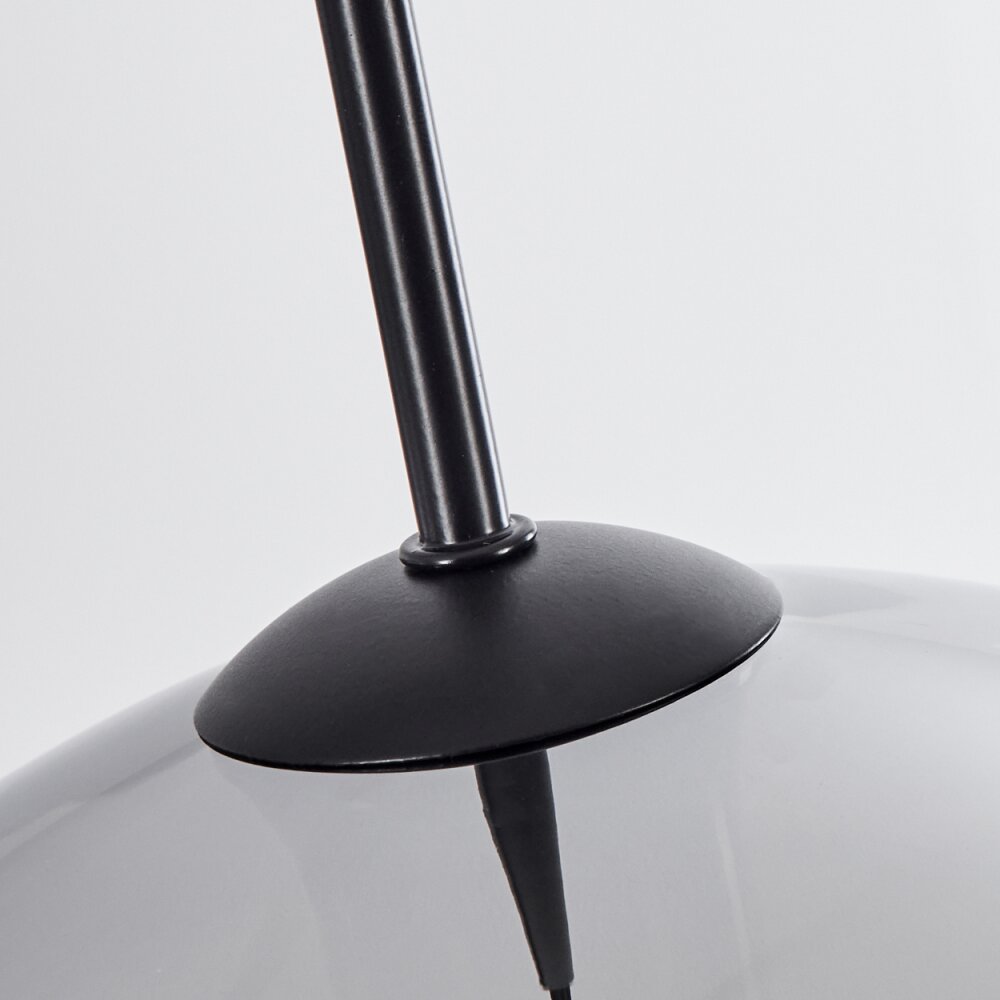 Deckenleuchte Koyoto, 3-flamig – Schwarz/chrom Mit Glaskugeln, Retro-Design, 3x E14