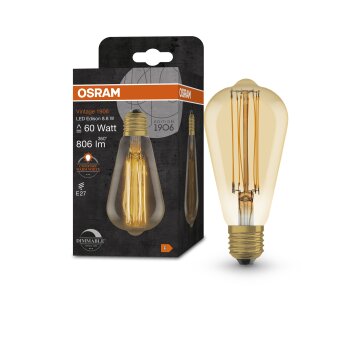 OSRAM Vintage 1906® LED E27 8,8 Watt 2200 Kelvin 806 Lumen