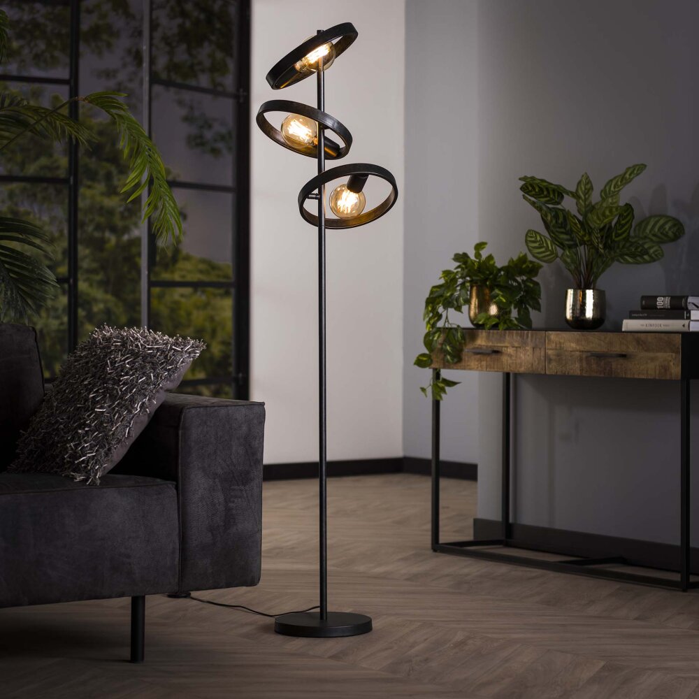 Hover Stehleuchte Anthrazit, 3-flammig main product photo