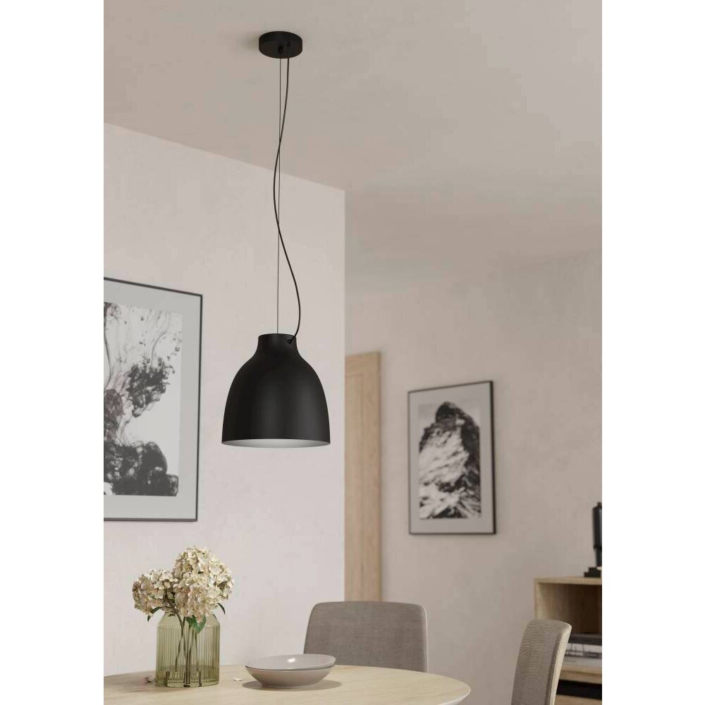 Eglo CAMASCA Hängeleuchte Schwarz, 1-flammig main product photo