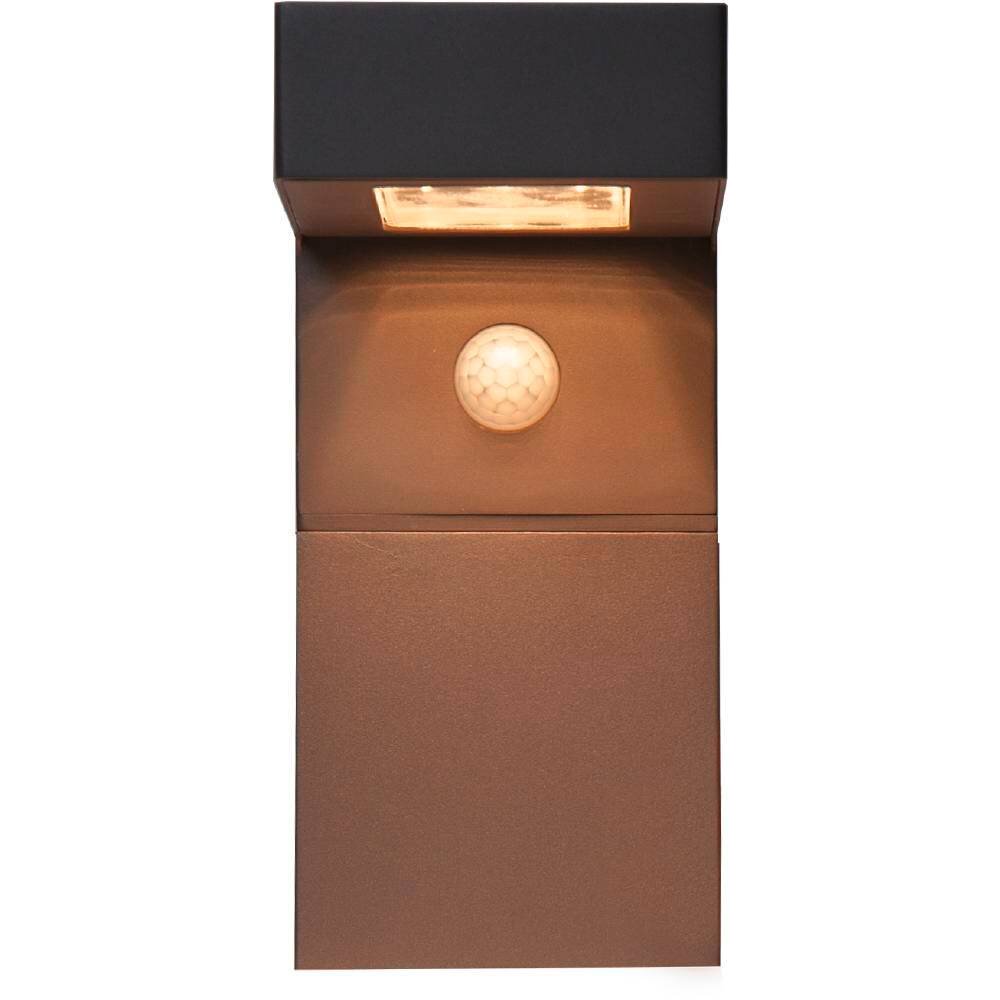 Eglo BARACCONI Solar-Außenwandleuchte LED Schwarz, 18-flammig, Bewegungsmelder main product photo