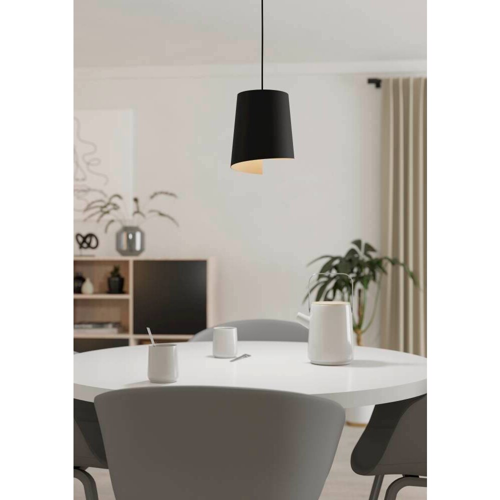 Eglo BOLIVIA Hängeleuchte Schwarz, 1-flammig main product photo
