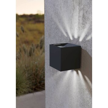 Eglo CALPINO 2 Außenwandleuchte LED Anthrazit, 2-flammig Eglo CALPINO 2 Außenwandleuchte LED Anthrazit, 2-flammig