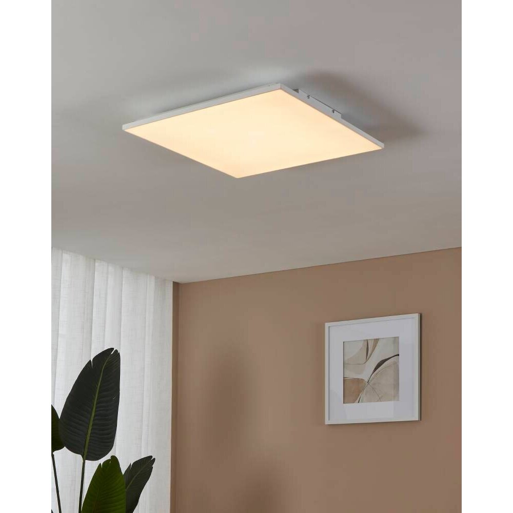 Eglo TRUPIANA Deckenpanel LED Weiß, 1-flammig main product photo