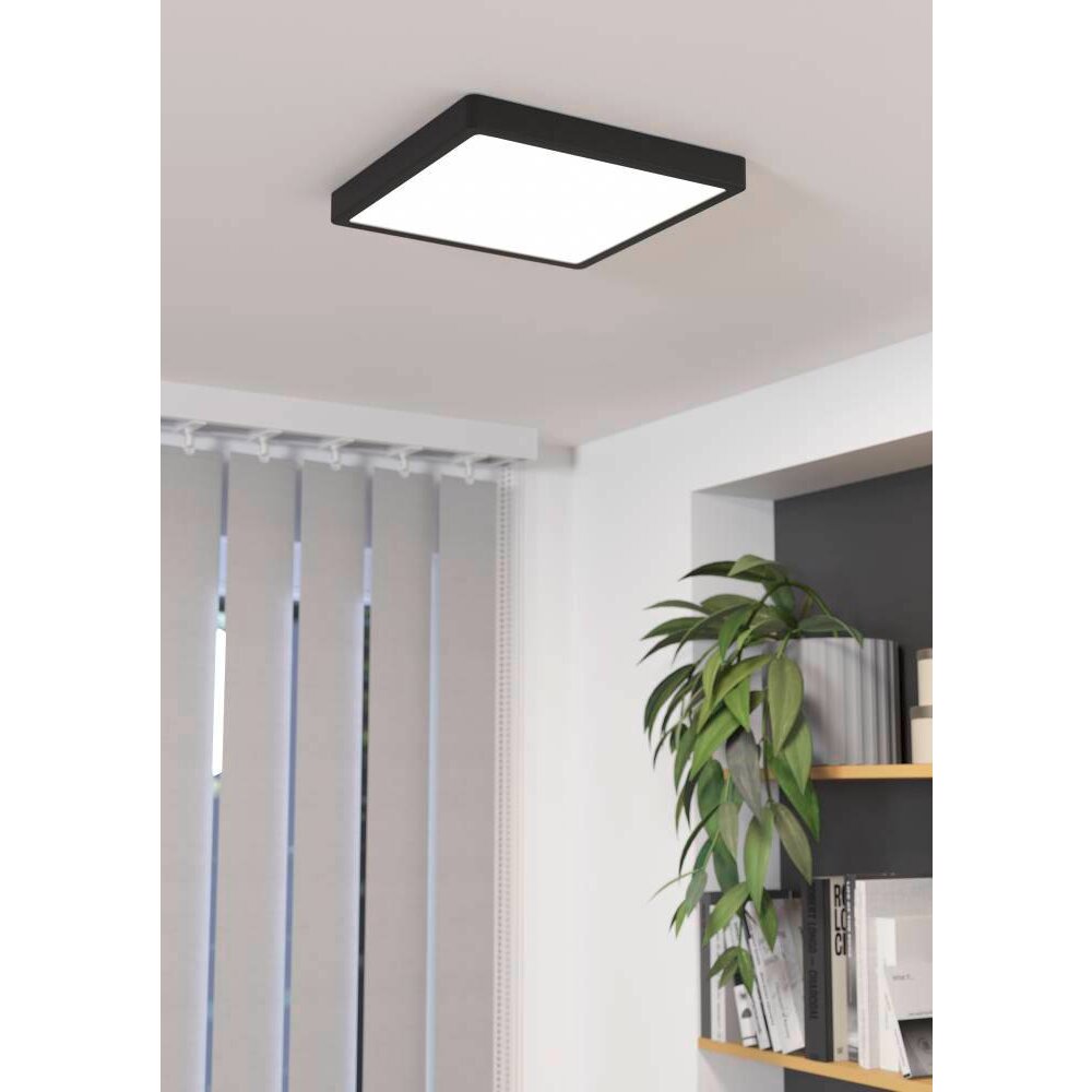Eglo FUEVA Deckenleuchte LED Schwarz, 1-flammig main product photo