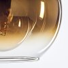 Koyoto Hängeleuchte Glas 20 cm Gold, Klar, 1-flammig