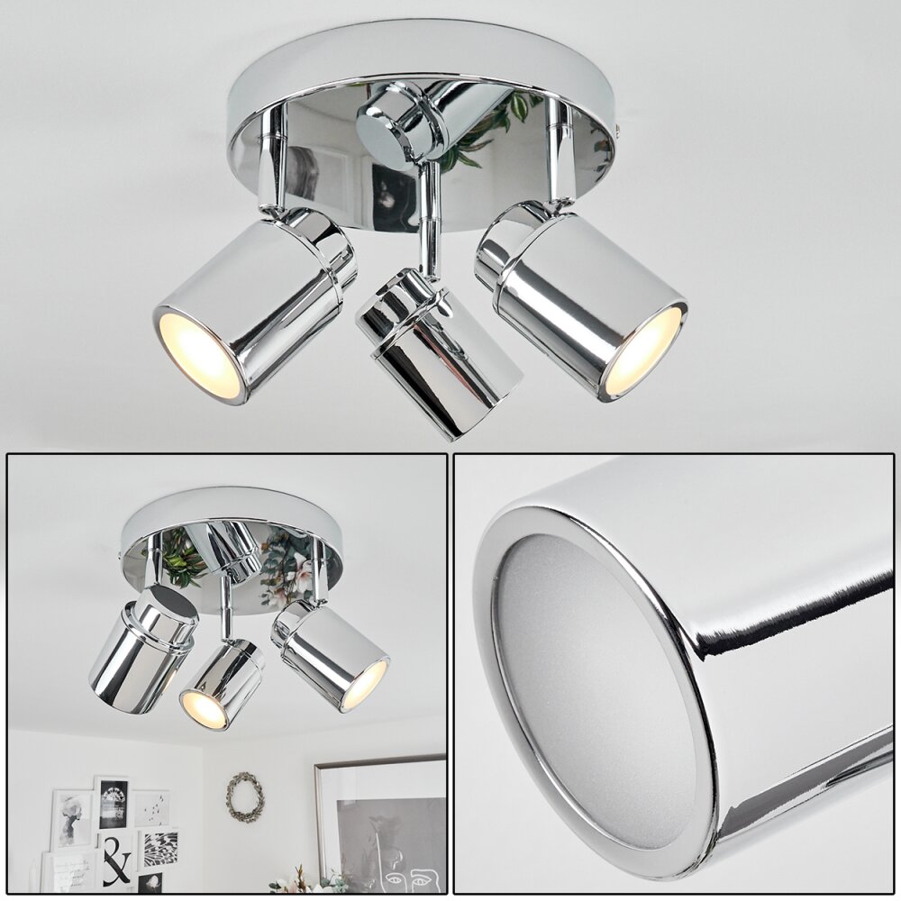 Douarnenez Deckenleuchte Chrom, 3-flammig main product photo