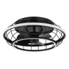 Globo LEONHARD Deckenventilator LED Schwarz, 1-flammig, Fernbedienung Globo LEONHARD Deckenventilator LED Schwarz, 1-flammig, Fernbedienung