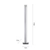 Paul Neuhaus PURE-LINES Stehleuchte LED Aluminium, 1-flammig, Fernbedienung