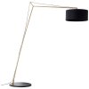 Brilliant Annice Stehlampe Gold, Schwarz, 1-flammig