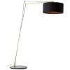 Brilliant Annice Stehlampe Gold, Schwarz, 1-flammig