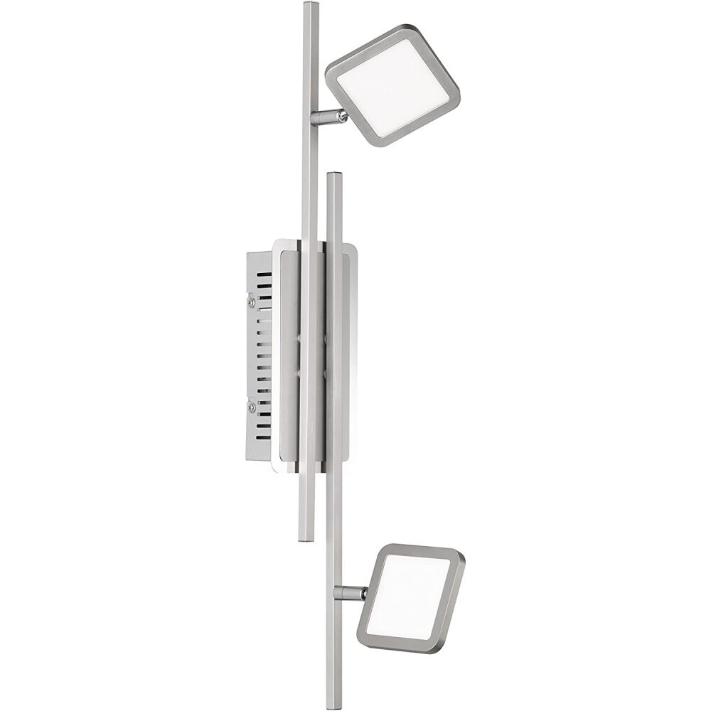 Honsel Plate Deckenleuchte LED Nickel-Matt, 2-flammig main product photo