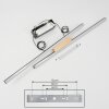 Meiral Pendelleuchte LED Schwarz, 2-flammig