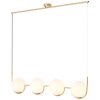 Brilliant Glint Pendelleuchte Gold, 4-flammig