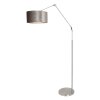 Steinhauer Prestige Chic Bogenlampe Stahl gebürstet, 1-flammig