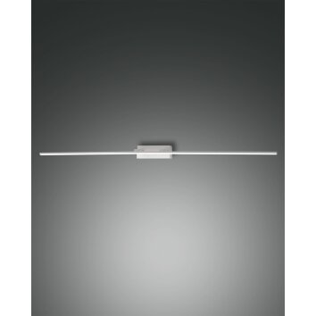 Fabas Luce Nala Spiegelleuchte LED Weiß, 1-flammig