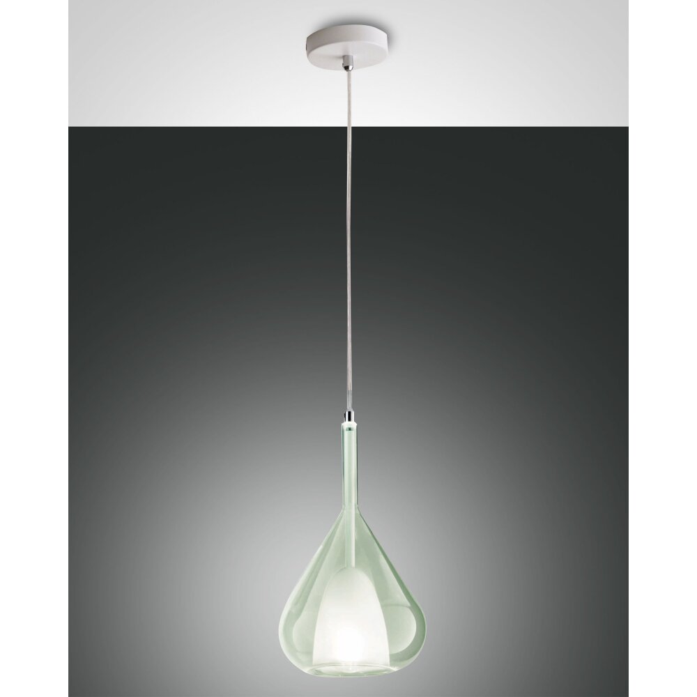 Fabas Luce Lila Pendelleuchte Weiß, 1-flammig main product photo