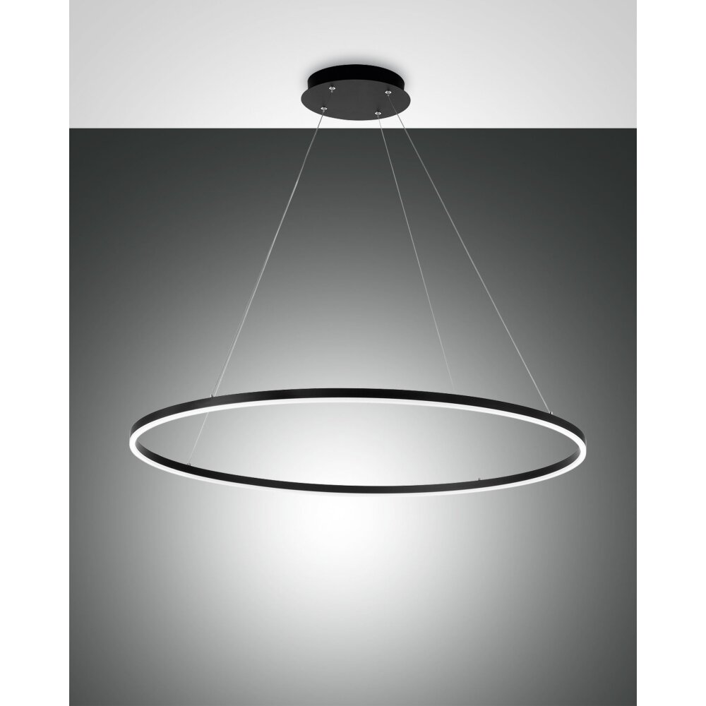 Fabas Luce Giotto Pendelleuchte LED Schwarz, 1-flammig main product photo