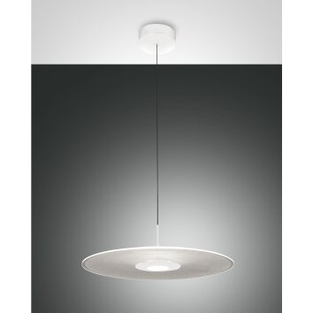 Fabas Luce Anemone Pendelleuchte LED Weiß, 1-flammig
