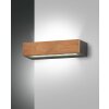 Fabas Luce Hazel Wandleuchte LED Holz dunkel, Schwarz, 1-flammig