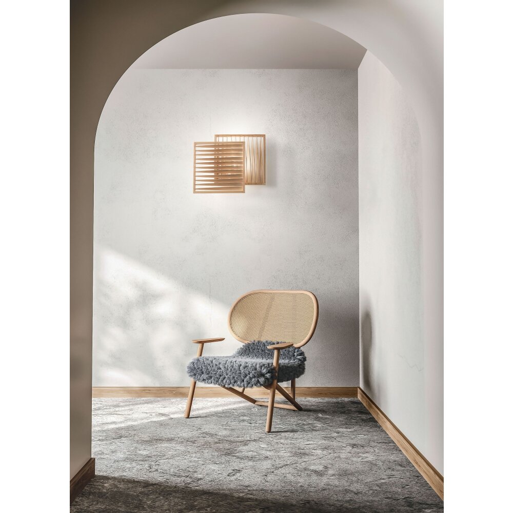 Fabas Luce Loft Wandleuchte LED Weiß, 1-flammig