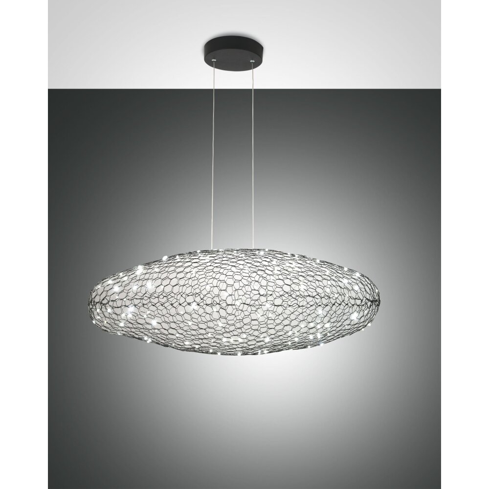 Fabas Luce Sumter Pendelleuchte LED Schwarz, 1-flammig main product photo