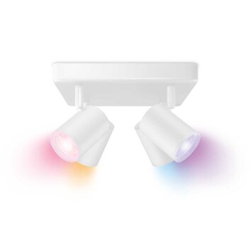 Philips WiZ IMAGEO Deckenleuchte LED Weiß, 4-flammig, Farbwechsler