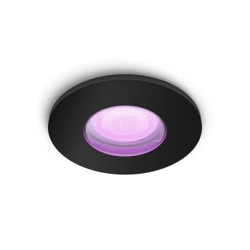 Philips Hue Xamento Einbauleuchte LED Schwarz, 1-flammig, Farbwechsler