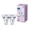 Philips Classic 2er Set LED GU10 4,6 Watt 4000 Kelvin 390 Lumen