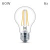 Philips Classic 6er Set LED E27 7 Watt 4000 Kelvin 850 Lumen