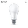 Philips Classic 6er Set LED E27 13 Watt 4000 Kelvin 1521 Lumen