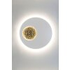 Holländer LUNA Wandleuchte LED Gold, Weiß, 2-flammig