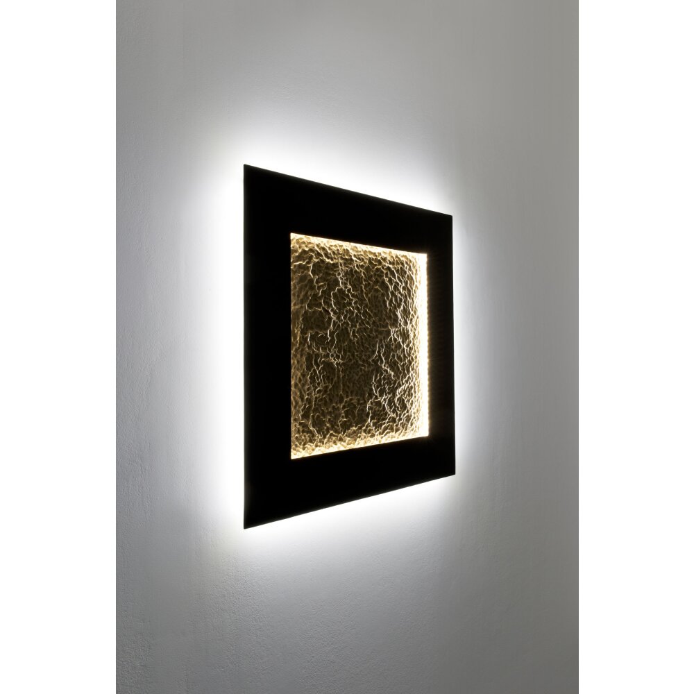 Holländer PLENILUNIO Wandleuchte LED Braun, Gold, Schwarz, 2-flammig