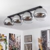 Koyoto Deckenleuchte Glas 30 cm Klar, Rauchfarben, 4-flammig