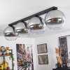 Koyoto Deckenleuchte Glas 30 cm Klar, Rauchfarben, 4-flammig