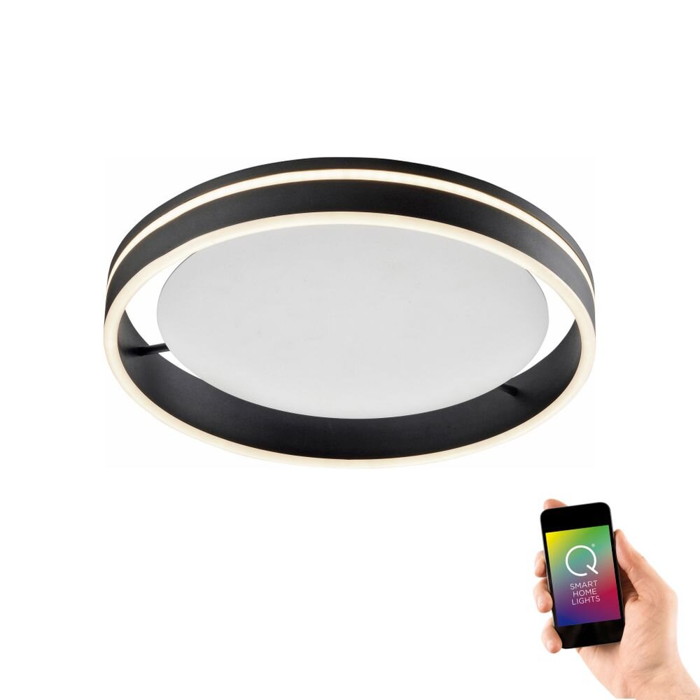 Paul Neuhaus Q-VITO Deckenleuchte LED Anthrazit, 1-flammig, Fernbedienung main product photo