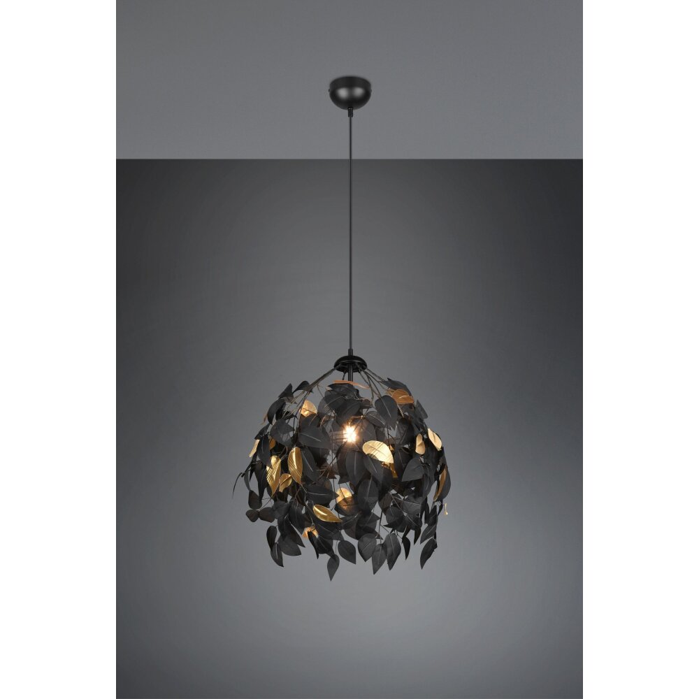 Reality Leavy Hängeleuchte Schwarz, 1-flammig main product photo