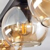 Koyoto Deckenleuchte Glas 15 cm Bernsteinfarben, 3-flammig
