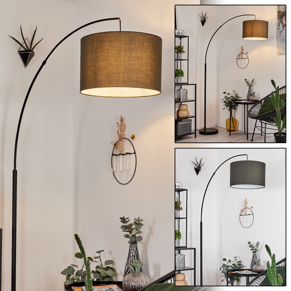 Gualdim Stehleuchte Schwarz, 1-flammig main product photo
