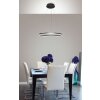 Fabas Luce Giotto Pendelleuchte LED Schwarz, 1-flammig