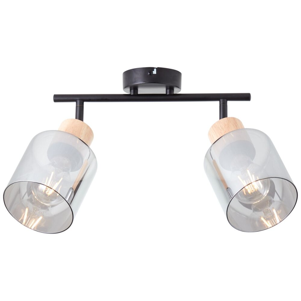 Brilliant Weald Deckenleuchte Schwarz, 2-flammig main product photo