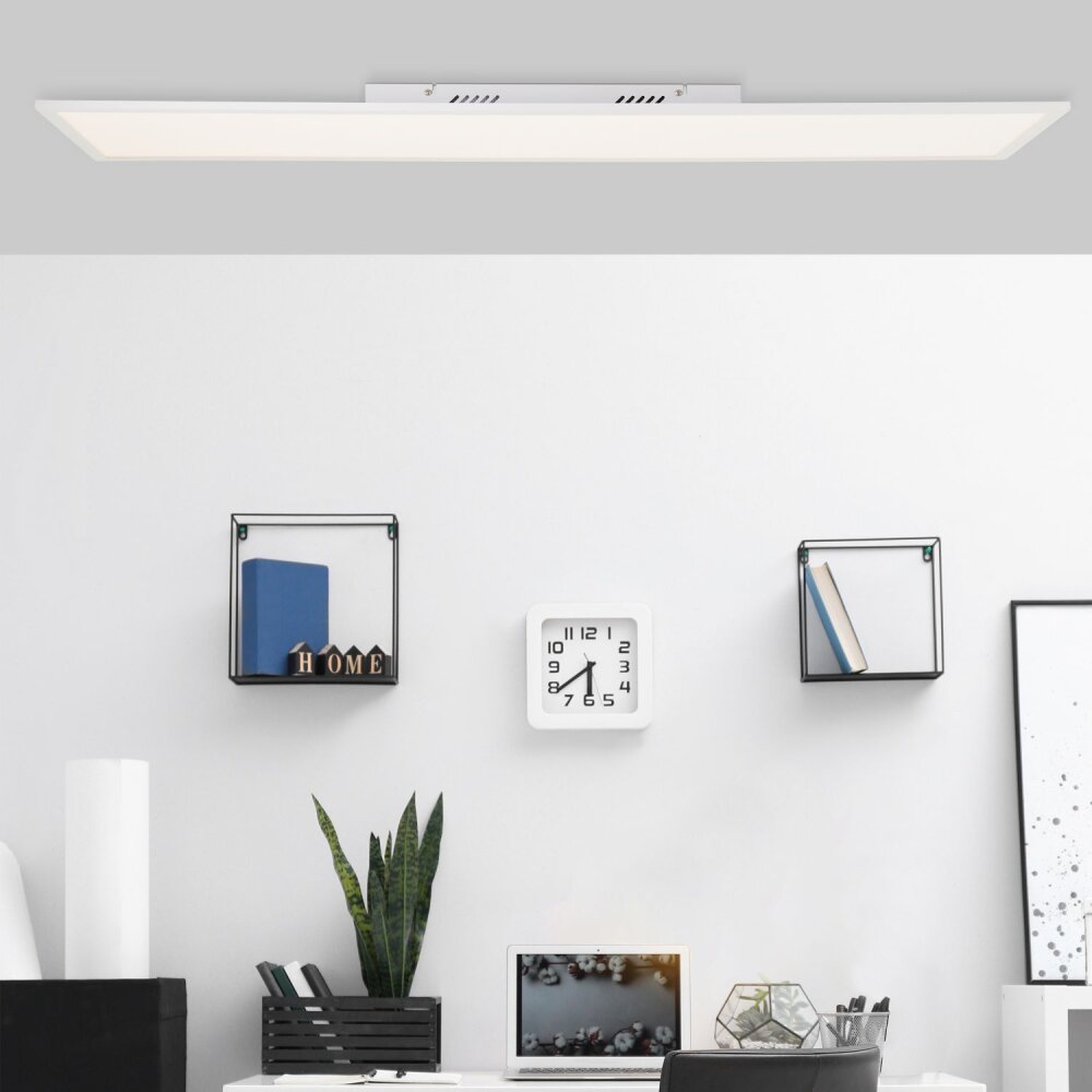 Brilliant Jacinda Deckenpanel LED Weiß, 1-flammig, Fernbedienung main product photo