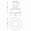 Philips Hue Adore Einbauleuchte LED Aluminium, 1-flammig, Fernbedienung