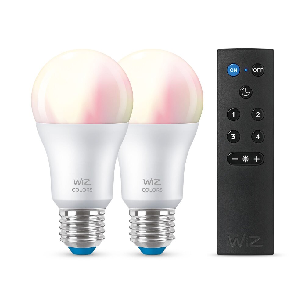 Philips WiZ 2er Set LED E27 8 Watt 2200 - 6500 Kelvin 806 Lumen main product photo