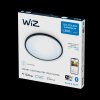 Philips WiZ Super Slim  Deckenleuchte LED Schwarz, 1-flammig