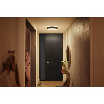 Philips Hue Enrave Deckenleuchte LED Schwarz, 1-flammig, Fernbedienung