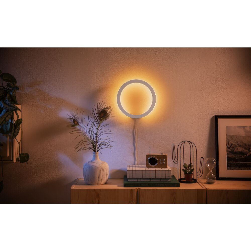 Philips Hue Sana Wandleuchte LED Weiß, 1-flammig, Farbwechsler