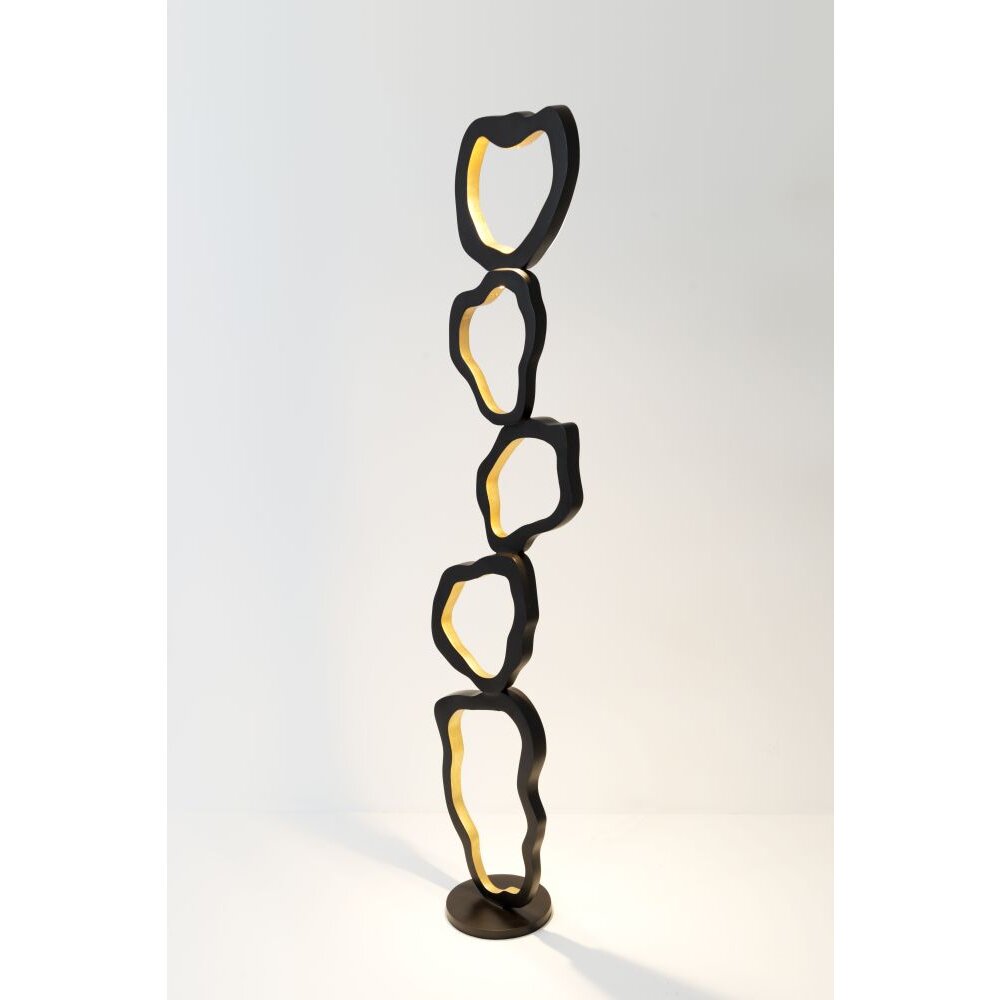 Holländer INFERNALE Stehleuchten LED Braun, Gold, Schwarz, 5-flammig main product photo