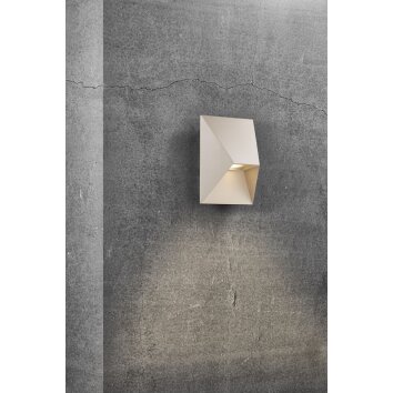 Nordlux PONTIO Außenwandleuchte Beige, 1-flammig